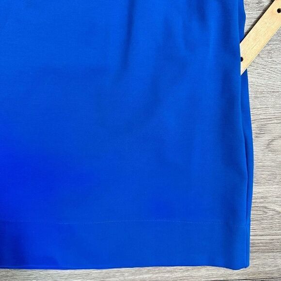 Diane Von Furstenberg Blue Tulip Sleeveless Mini Dress w/ Pockets‎ Sz 4 - Picture 6 of 6